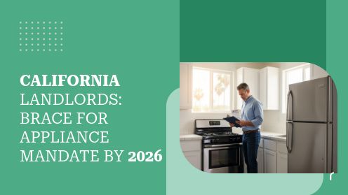 California Landlords: Brace for Appliance Mandate by 2026 | A Real Estate Professional serving Silicon Valley since 1993